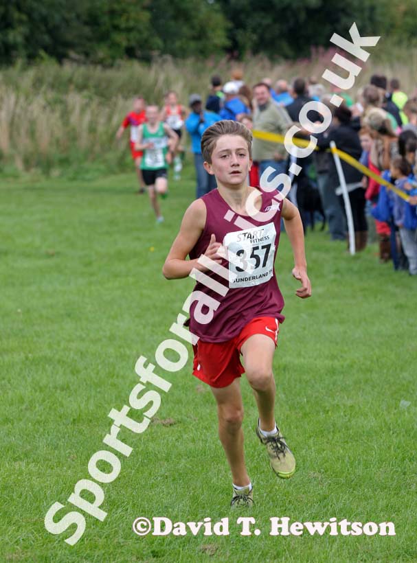 The under-13s boys winner.